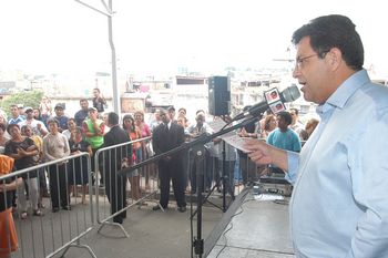 Emidio dá in?cio a obras de Saneamento Básico no Jardim Aliança, em Osasco