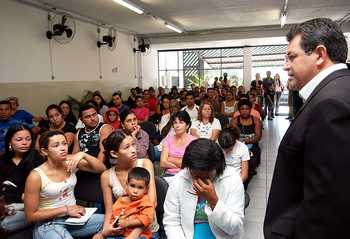 Emidio visita Portal do Trabalhador na zona Sul